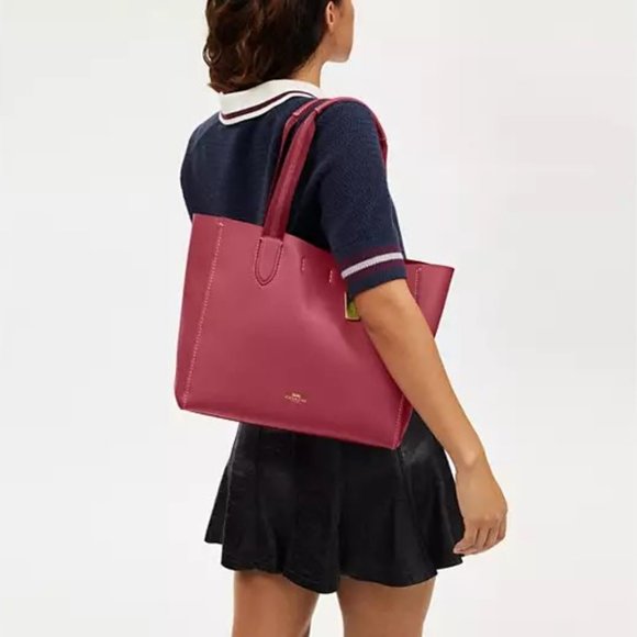 Coach Rouge Pink Derby Tote NWT - Picture 3 of 8